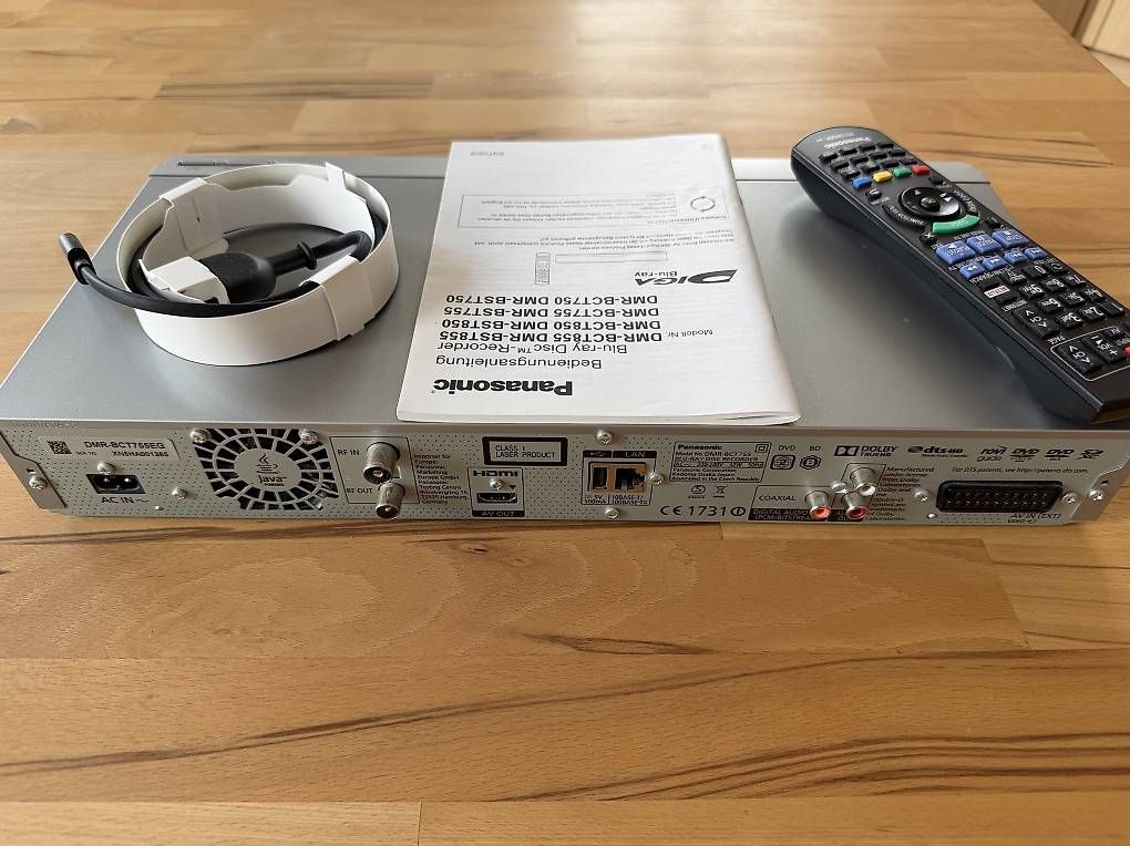 Panasonic Systèmes audio & multimédias: Blu-ray Recorder Panasonic DMR-BCT755 – D'occasion à Lommis par Hitsch1234 3
