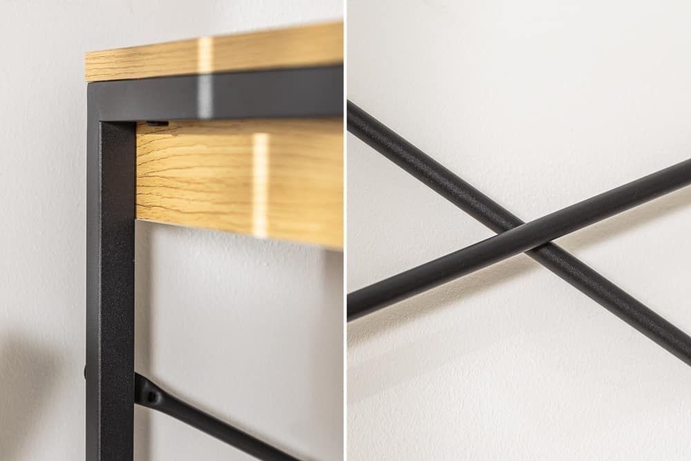 Scrivanie: ECK SCHREIBTISCH Studio Eichenoptik Industrial NEU SOFORT – Nuovo (secondo la descrizione) da Sulgen venduto da eytsh 4