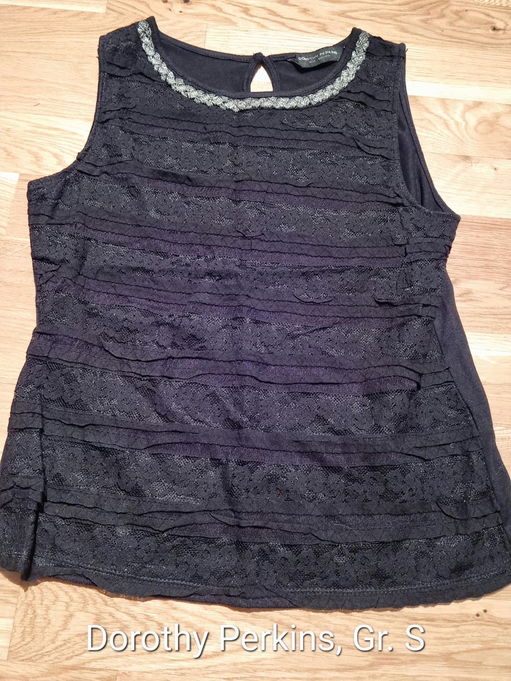 Camicette: Top/Bluse von Dorothy Perkins, schwarz, Gr. S – Usato da Kriens venduto da nati.r