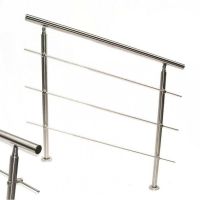 57206 - Edelstahl Treppengeländer 100cm - 3 Querstreben
