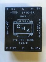 Printtrafos 2x18V 10VA
