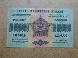 Transcaucasia ++ 10 Mio. Rubel 1923