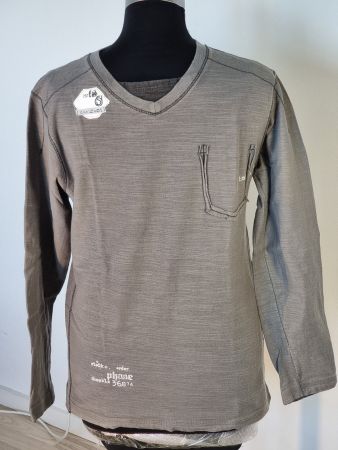 164 L InSide by CAMPUS graues langarm Shirt FREAKISH SID