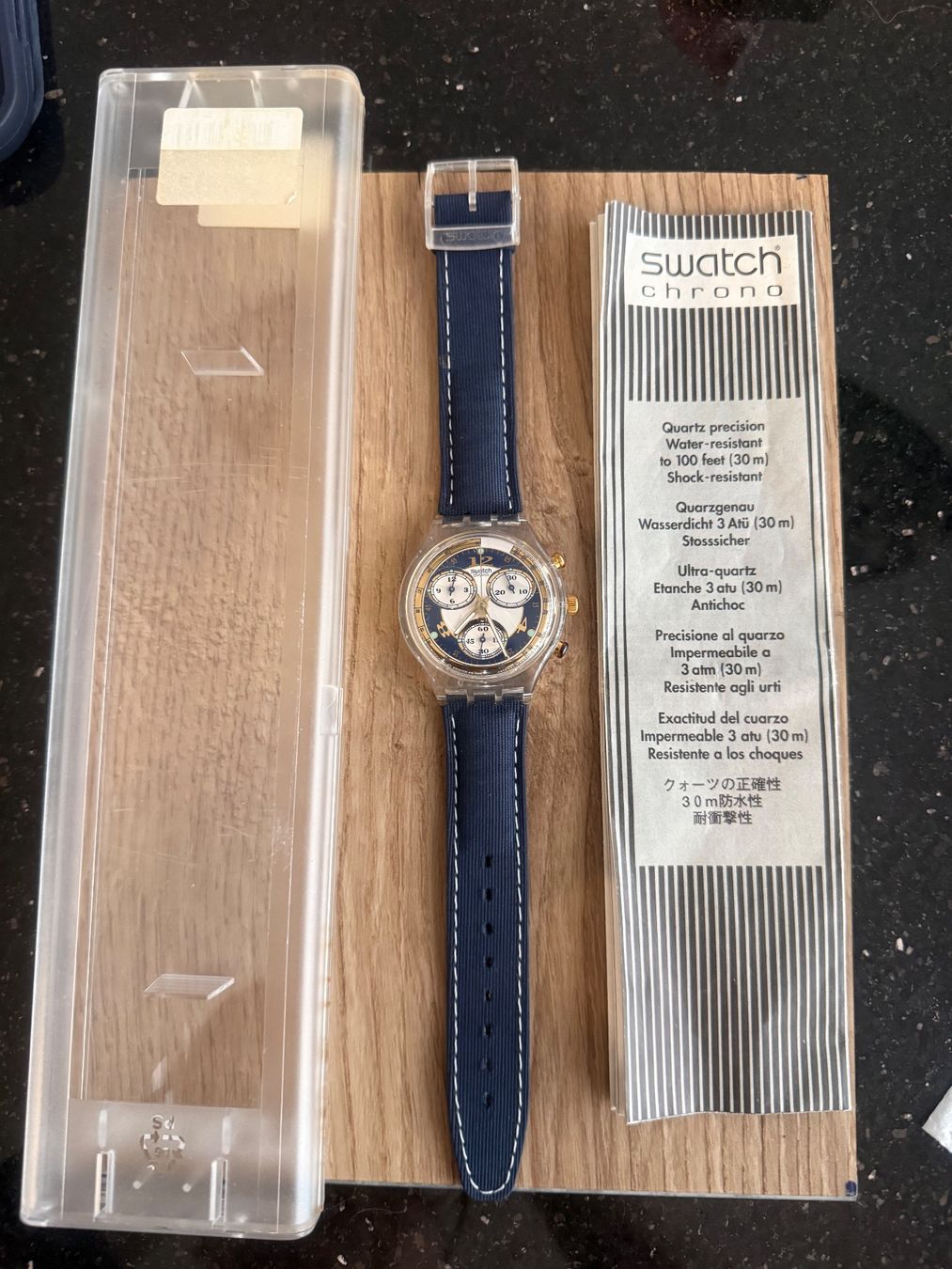 Swatch Orologi: Swatch Chrono Blue Horizon – Nuovo (secondo la descrizione) da Glattbrugg venduto da Schweigmatt 8