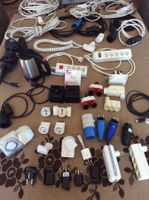 Flohmarkt, Elektro, Stecker, Kabel, Wasserkocher, Outdoor..