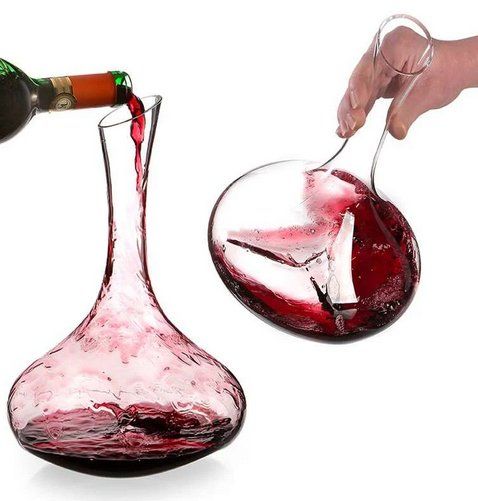 Caraffe: Zieher Pebble Decanter Karaffe aus Borosilikatglas – Nuovo e nell'imballaggio originale da Kägiswil venduto da pebart 2