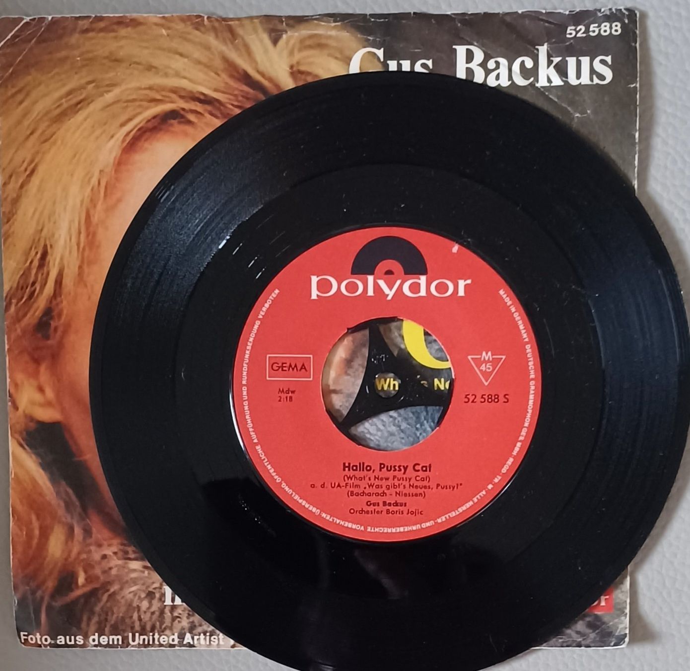 Dischi in vinile: 2× 7" Single Gus Backus 1965/70 – Usato da Hägendorf venduto da Plattenhardt 5
