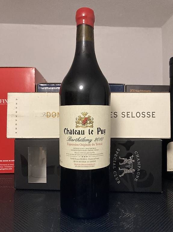 Wein: Bordeaux Château Le Puy "Bartélemy" 2010 – Gebraucht aus Vezia von Ivan.1977