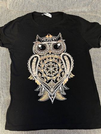 A vendre tee-shirt hibou pour femme neuf