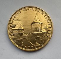 Medaille Historisches Sempacherschiessen vergoldet unz
