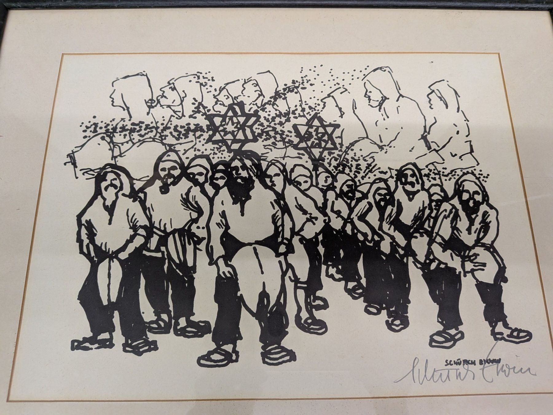 Grafiken & Lithographien: Erwin Schürch Lithographie Trychler – Gebraucht aus Emmen von magelan