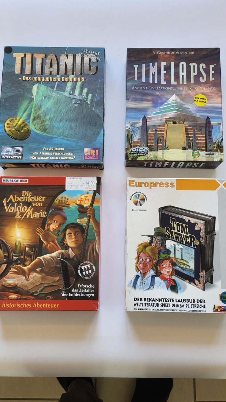 PC: Diverse PC Big Box Games – Usato da Rosshäusern venduto da West66