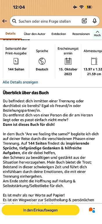 Libri: Buch "Are we feeling the same?" Allie Depth  – Usato da Arbon venduto da maiiking 4
