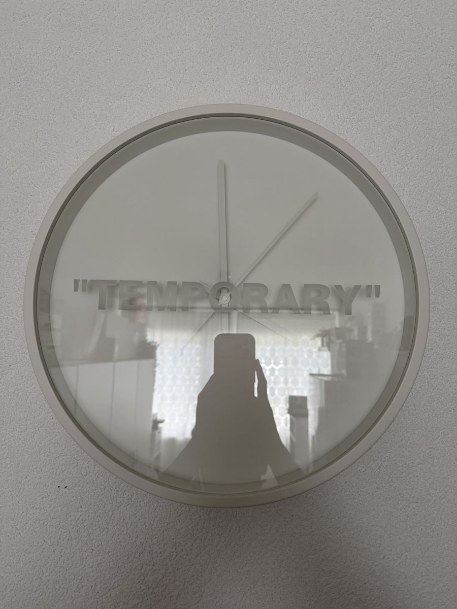 Ikea Orologi da terra & Orologi da parete: Virgil Abloh x IKEA clock “Temporary” – Usato da St-Légier-La Chiésaz venduto da Swoosh. 1