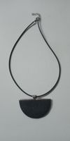 Designer Kette Anhänger aus Lavastein Silber 925 zu Nile