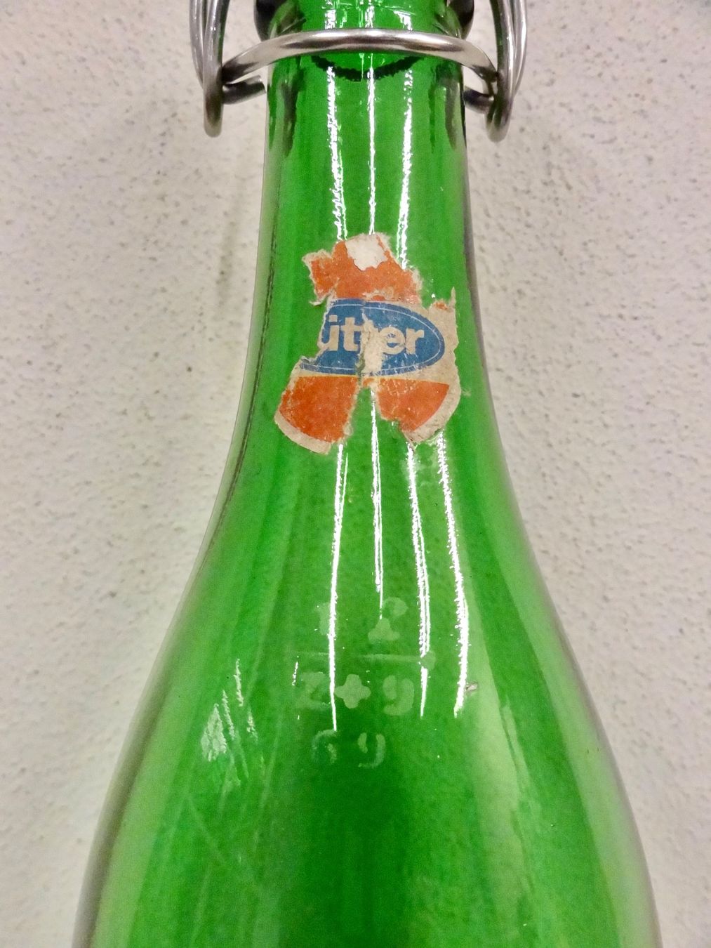 Gläser, Krüge & Flaschen: alte Flasche RÜTTER CITRO HELL 1969 ST. ERHARD – Gebraucht aus Kerzers von Flaschenposten 2