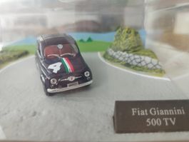 Fiat 500 Giannini TV 1:43 Diorama