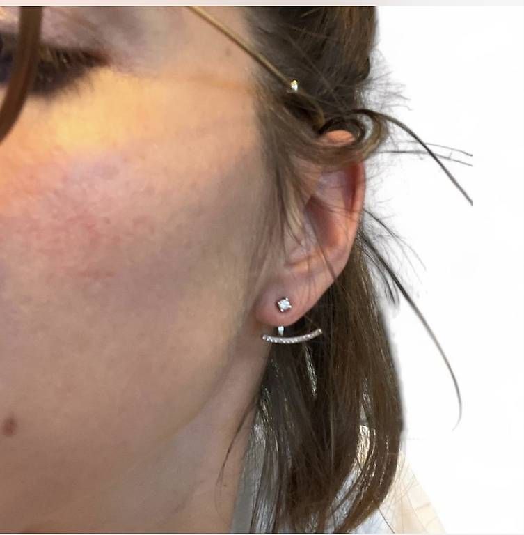 Orecchini pendenti & Orecchini a lobo: herzige Ohrstecker/Ohrenring aus echtem Silber – Usato da Zürich venduto da cel_cw9k 1