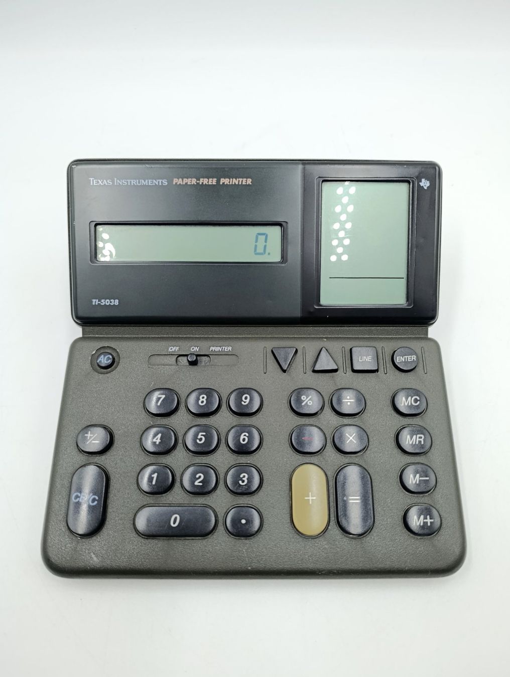Texas Instruments Calcolatrici tascabili: Texas Instruments TI-5038 Taschenrechner, Paper Free Printer – Usato da Wil SG venduto da Donaldus 1