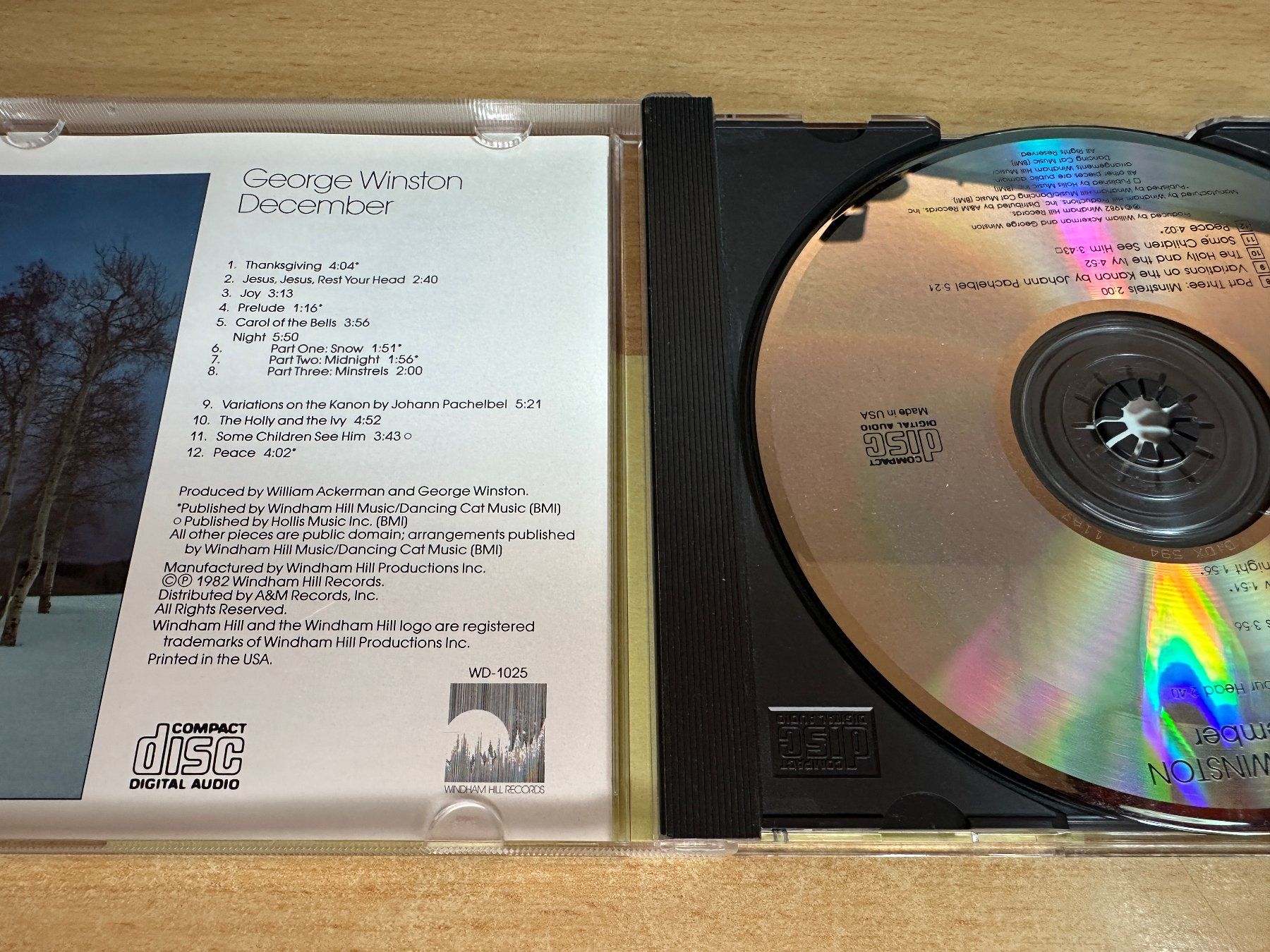 CD: B7 George Winston – December – Usato da Rikon im Tösstal venduto da Alpenmutz 2