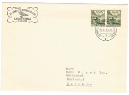 Lettre de Langenthal BPA A713 pour Berikon le 26.XI.55