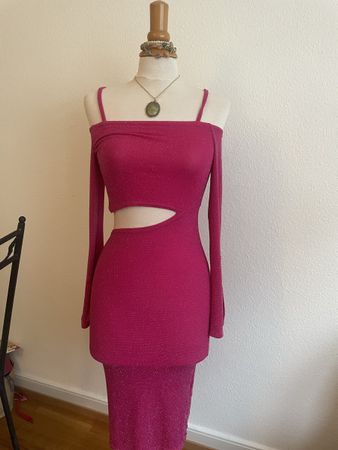 Robe brillante fête