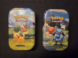 Pokemon Ascended Heroes Mini Tins Pikachu & Riolu Englisch