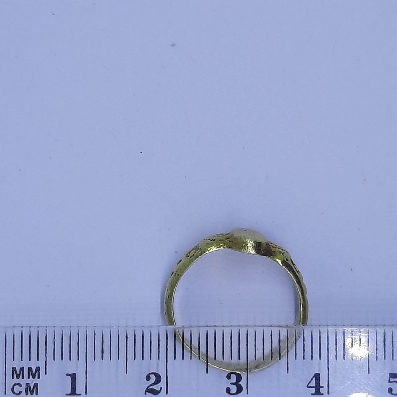 Ringe: Schlichter Ring in 14 Karat Gelbgold – Gebraucht aus Unterägeri von Altgoldschmuck 7