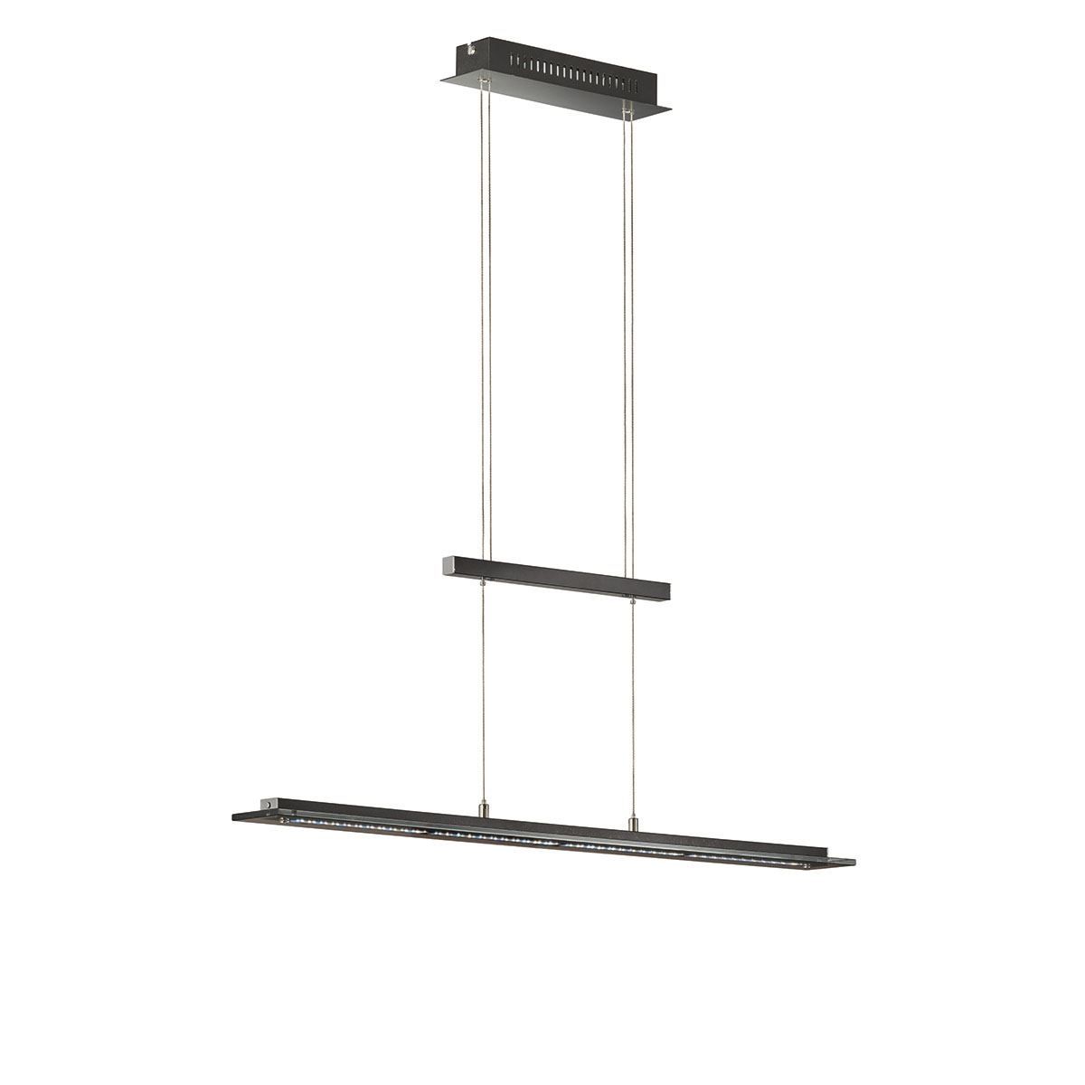 Lampadari & plafoniere: LED Pendelleuchte, Schwarz, 88 cm Länge – Nuovo (secondo la descrizione) da Kreuzlingen venduto da Smart-Light 9