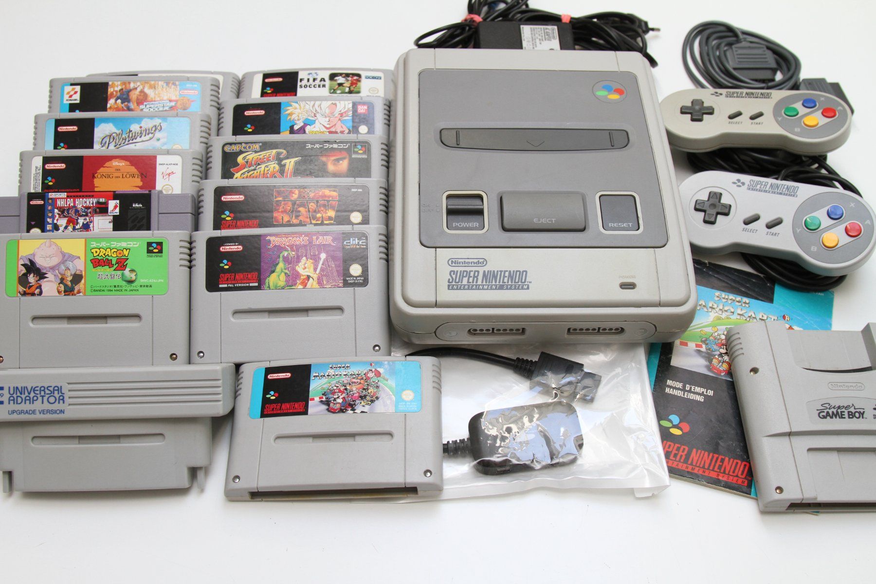 Nintendo Console: Nintendo SNES mit Spielen – Usato da Basel venduto da camelot99