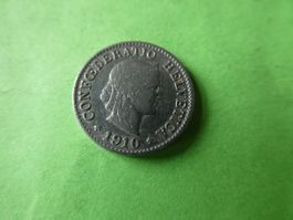 Schweiz 1910, 5 Rappen