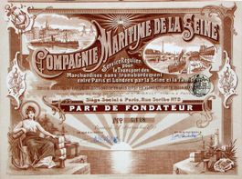 Compagnie Maritime de la Seine, Paris - 1899