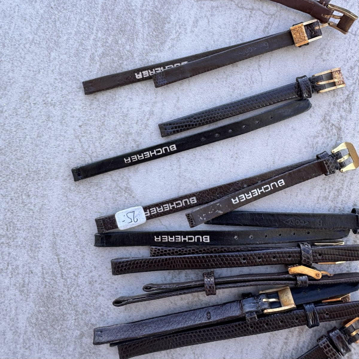 Bucherer Montres: Bucherer Watch Straps Vintage Lot – Neuf (Voir description) à Arzier-Le Muids par Avanna 6