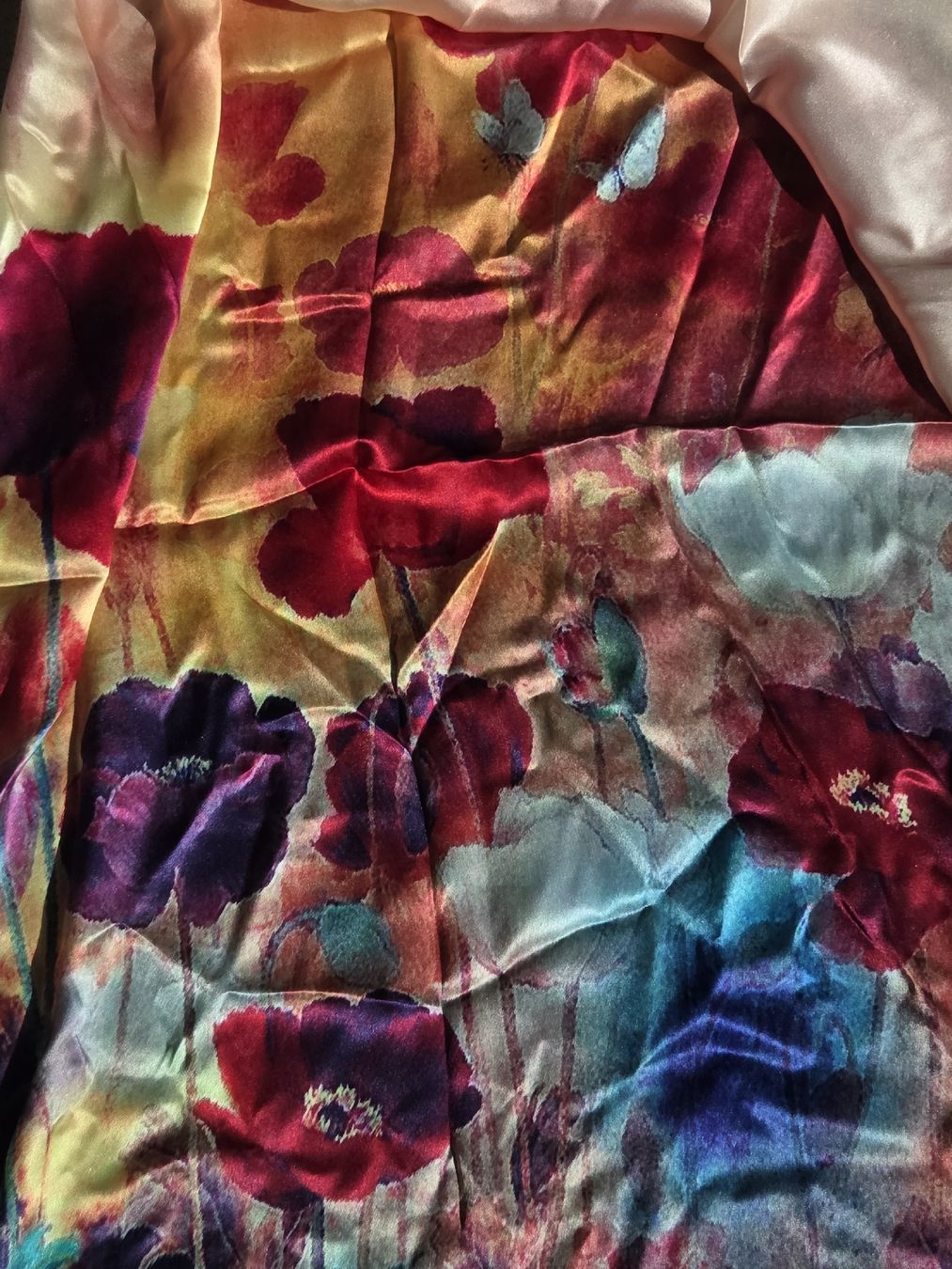 Foulards, Tücher & Schals: Seidenschal 53 x 170 cm – Neu und originalverpackt aus Frauenfeld von Schenken-mit-Herz 3