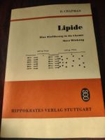 Lipide : eine Einf. in d. Chemie ihrer Wirkung
