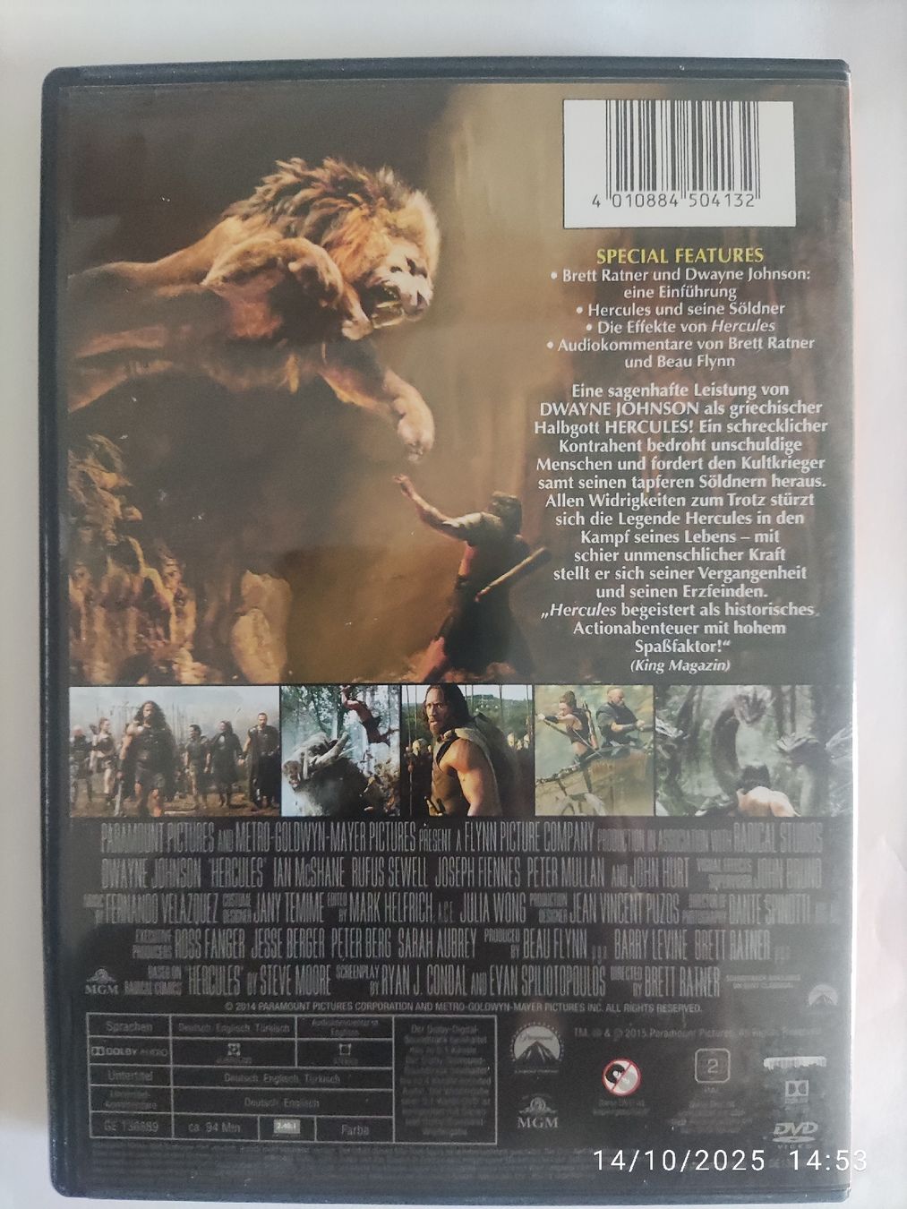 Tutti i DVDs: Hercules Dwayne Johnson – Usato da Basel venduto da Alacant 1