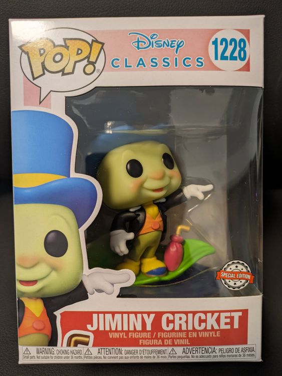 Jiminy Cricket Make-up-Tasche - 23,5 X 17 Cm - Polyester Mit Reißverschluss, Märchen-Merchandise