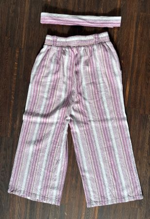 Sommerhose, Gr. 36 / 22, mit Gurt, wide legs
