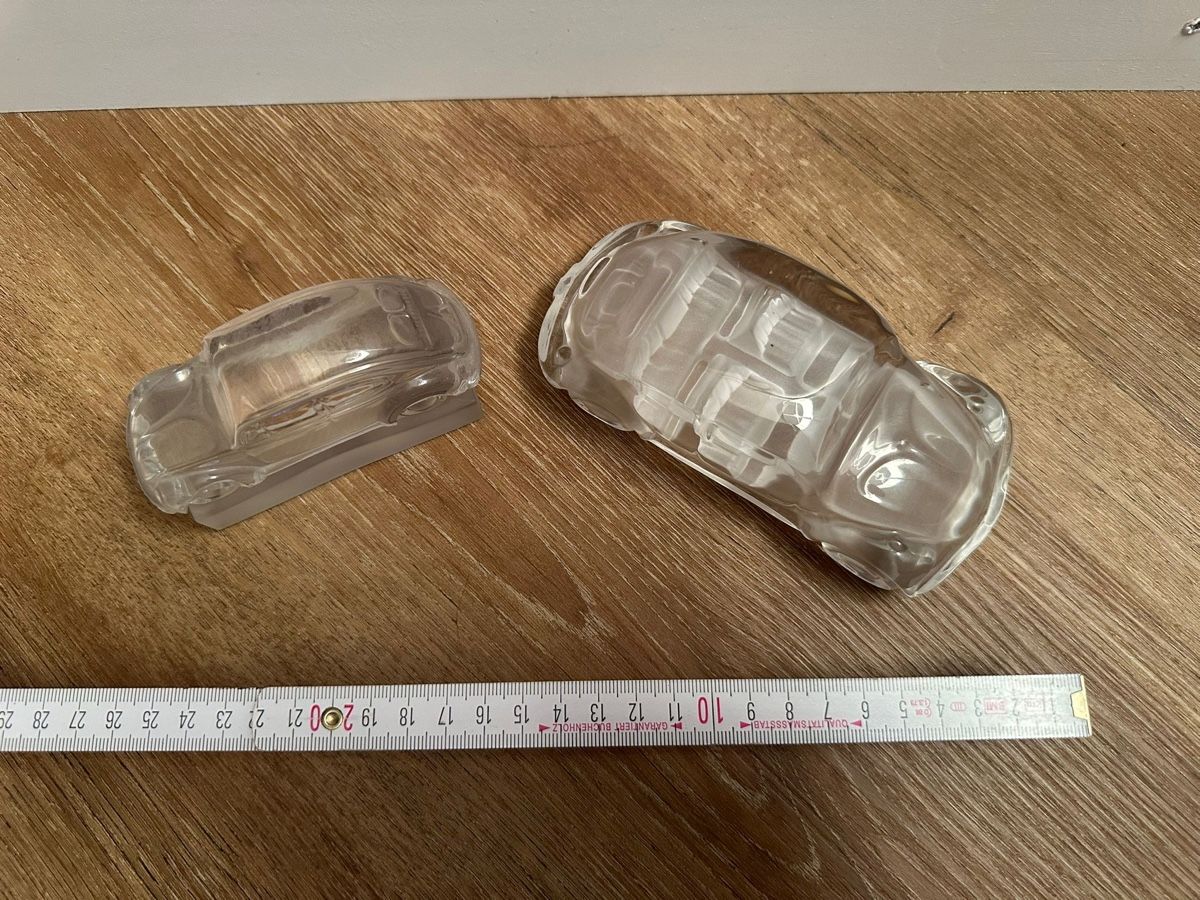 Gläser: Klarglas Käfer Auto Deko 2er Set .- – Gebraucht aus Zürich von iva_9svl 4