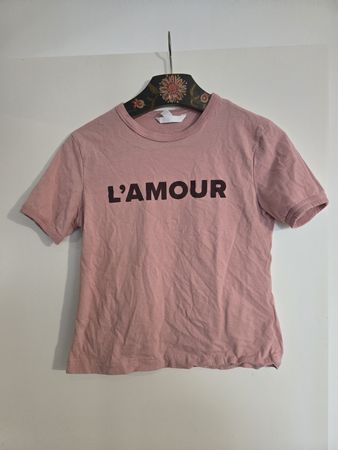 H&M T-Shirt "L'AMOUR" Rosa, Grösse S, Top Zustand!