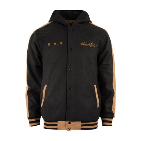JKD Homage Dragon Hooded Varsity Jacket / Bruce Lee