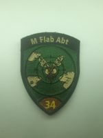 BADGE ECUSSON MILITAIRE SUISSE M FLAB ABT 34