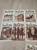 13 alte Zeitschriften,  davon 9 Woche im Bild (1931-1950)