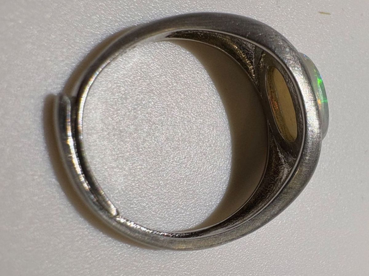 Ringe: Ring Australischer Crystal-Opal+Silber, variable Grösse – Neu (gemäss Beschreibung) aus Wilen b. Wil von Tschirio 8