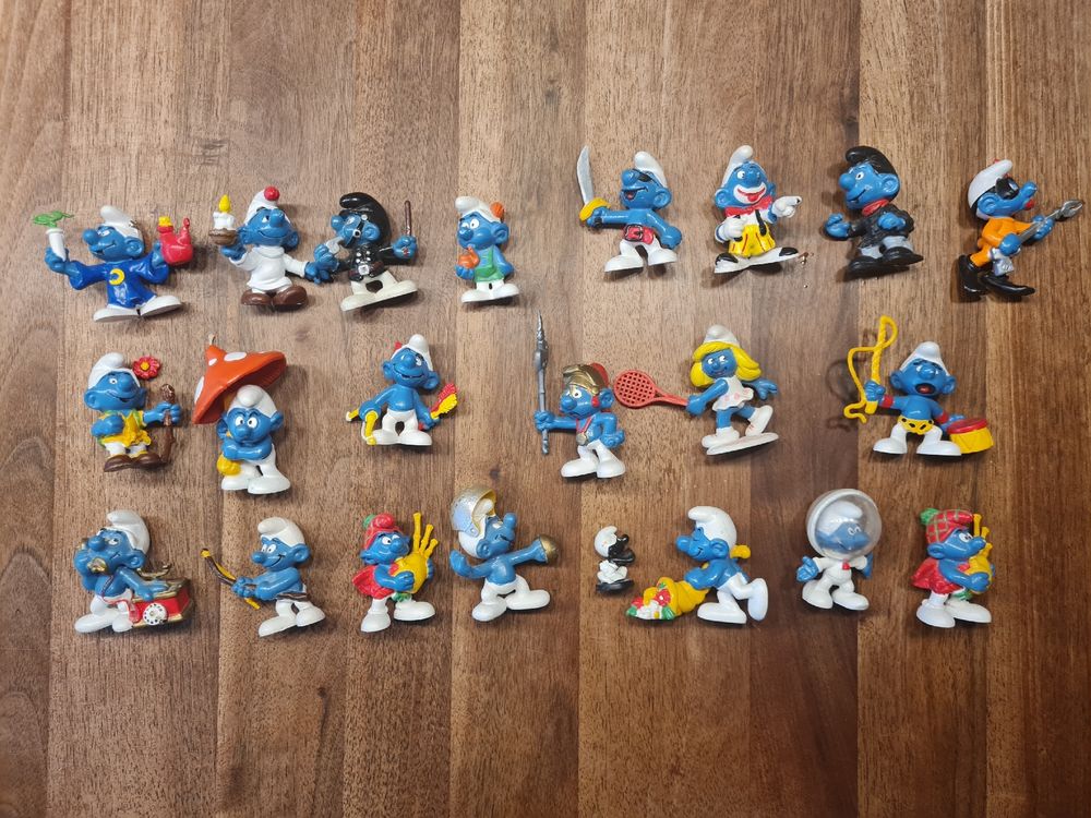 Schlumpf Figuren Raritten