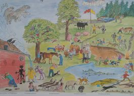Schulwandbild Sprichwörter und Redensarten Nr. 214