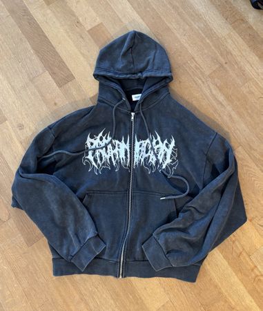 YOURTURN Hoodie Gr. S  Grau Schwarz Jacke