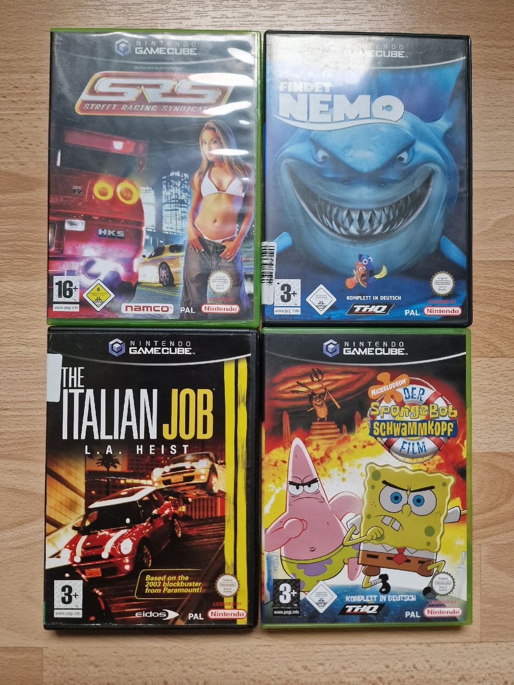 Jeux: Nintendo GameCube Spiele 4er Pack Spongebob SRF Racing Nemo – D'occasion à Fahrwangen par luk_bhw7
