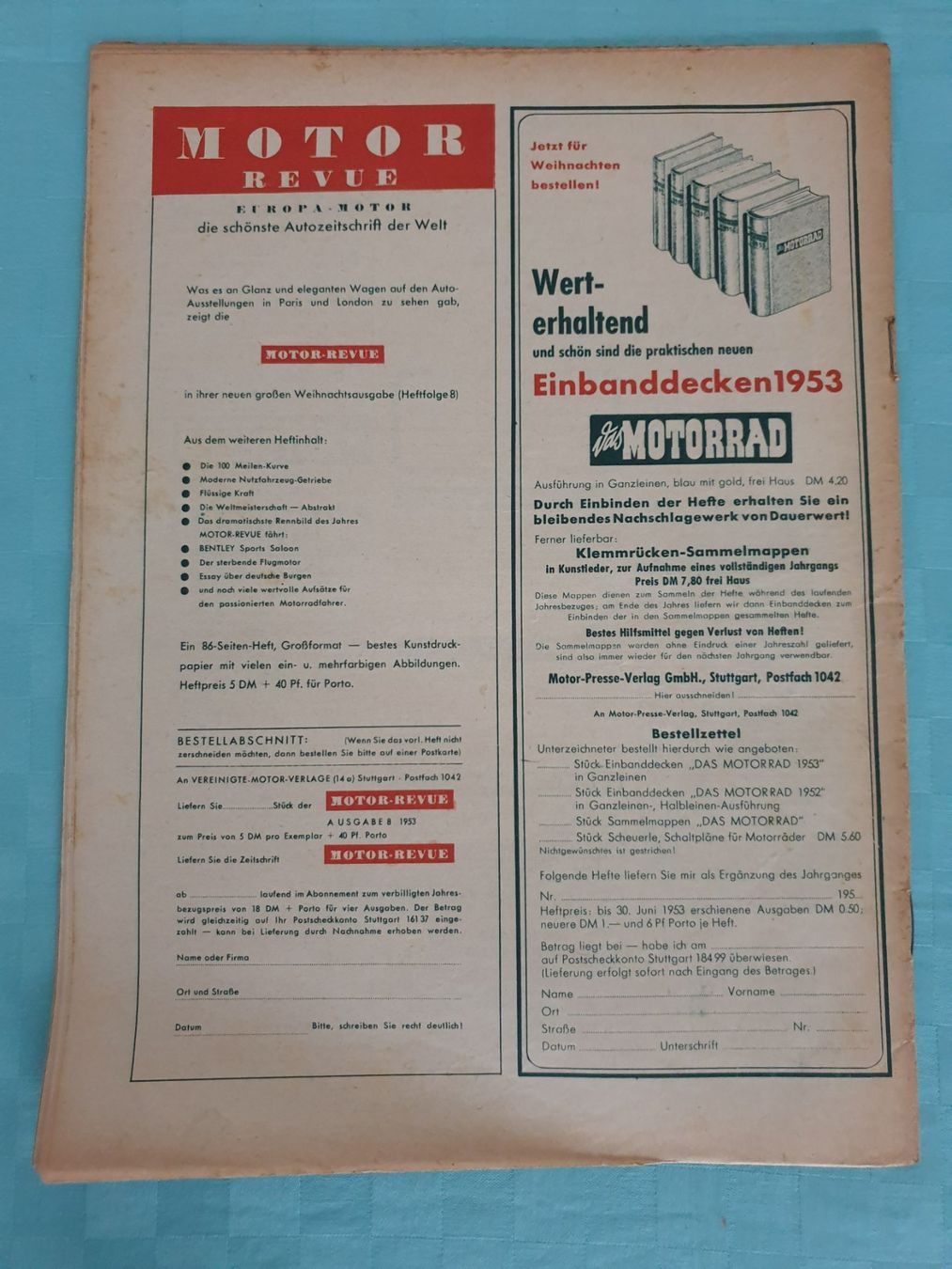Zeitschriften & Magazine: Das MOTORRAD Zeitschrift – Gebraucht aus Mörschwil von spirspi 3