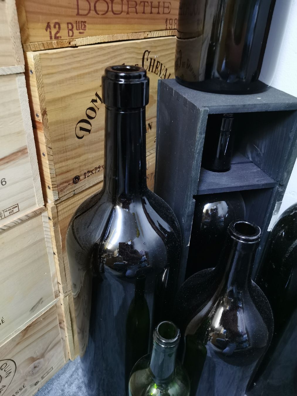 Verres, cruches & bouteilles: 7x dekorative Weinflaschen  – D'occasion à Wetzikon ZH par Tothart 2
